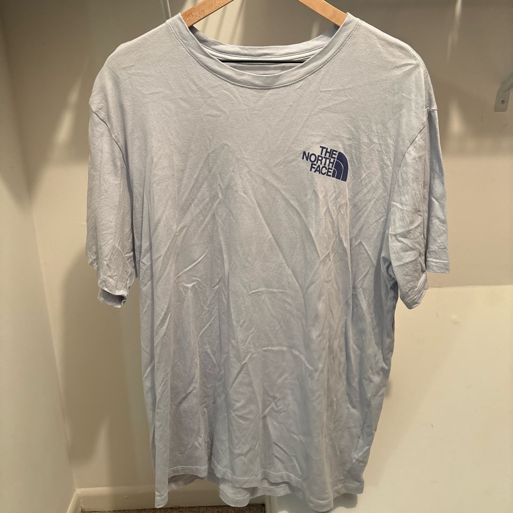 The North Face Never Stop Exploring Mountains Print T Shirt Men’s Size XL